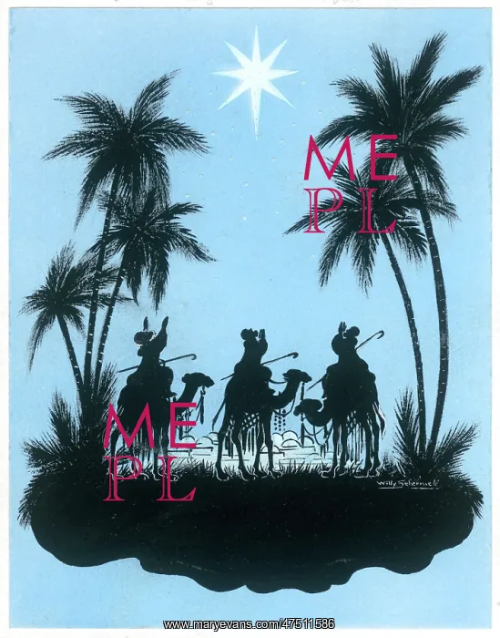 : Three Wise Men looking up at the star : Three Wise Men looking up at the star