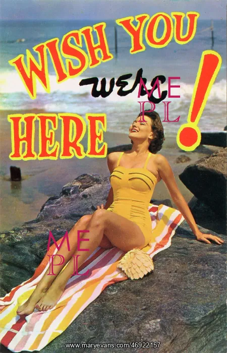 : Wish You Were Here postcard : Wish You Were Here postcard