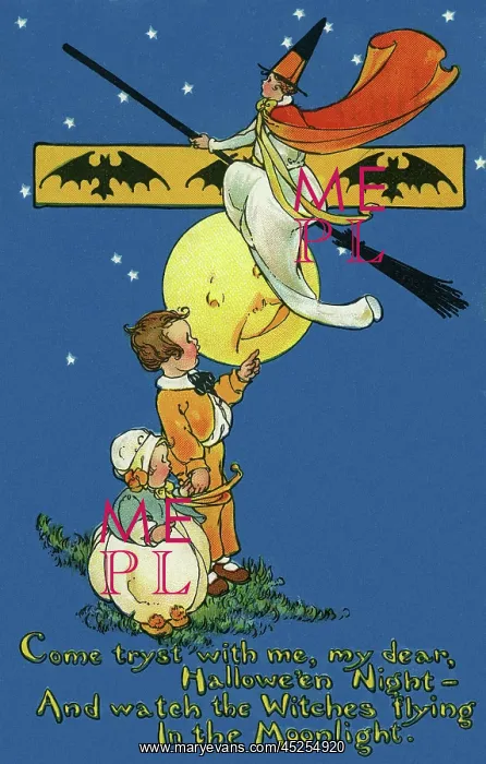: Witch on a broomstick : Witch on a broomstick