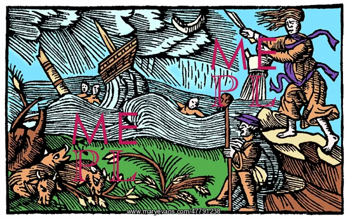  : Witch Causing a Storm at Sea