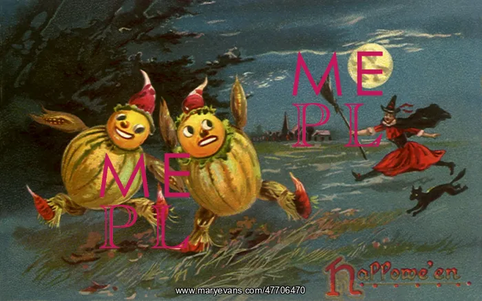  : Witch Chases Pumpkins