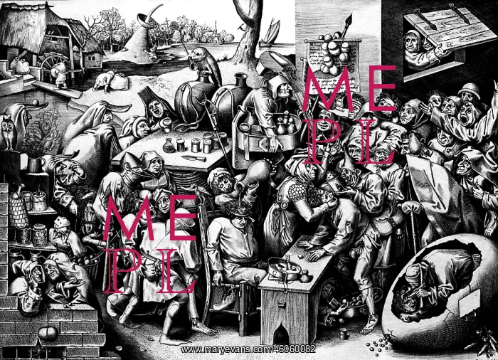 : The Witch of Malleghem, after Pieter Bruegel the Elder : The Witch of Malleghem, after Pieter Bruegel the Elder