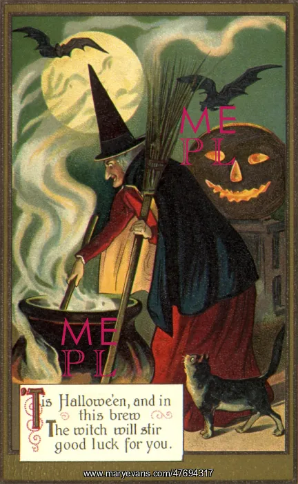  : Witch Stirring Cauldron