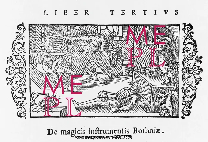 : Witches summon up monsters, 1555 : Witches summon up monsters, 1555