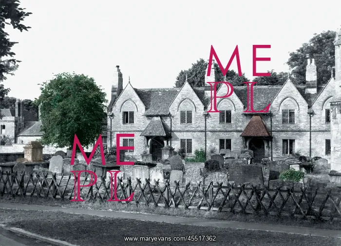  : Witney, the Almshouses c1950