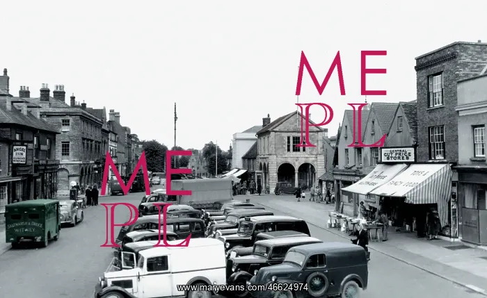  : Witney, the Market Place c1950
