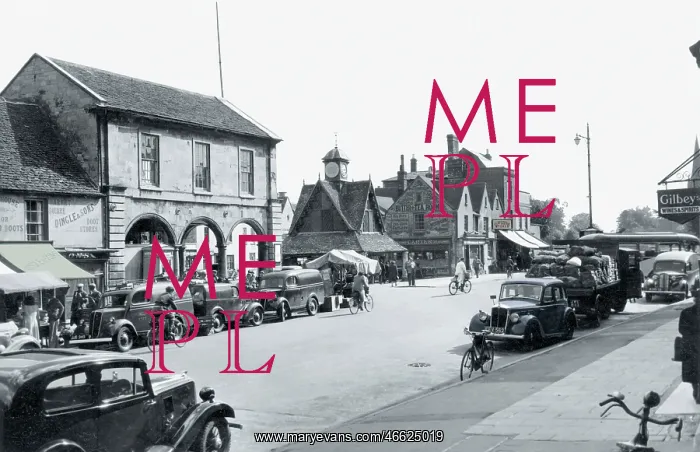  : Witney, Market Square c1955