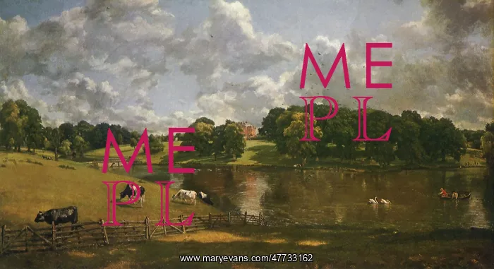  : Wivenhoe Park, Essex, by Constable