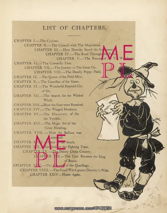 : WIZARD OF OZ / SCARECROW : WIZARD OF OZ / SCARECROW