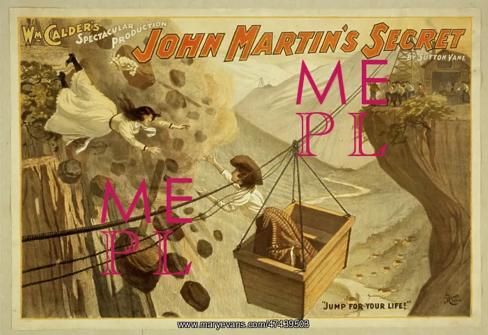 : Wm. Calder's spectacular production, John Martin's secret by : Wm. Calder's spectacular production, John Martin's secret by