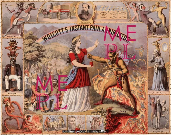 : Wolcott's Instant Pain Annihilator, 1867 : Wolcott's Instant Pain Annihilator, 1867