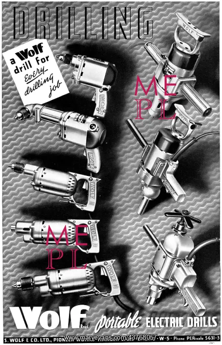  : Wolf Electric Drills