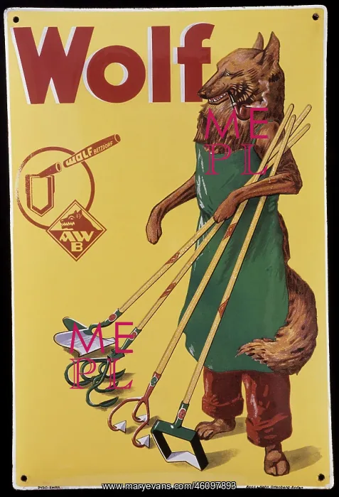 : Wolf gardening tools, advertising, 1930 : Wolf gardening tools, advertising, 1930