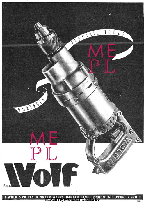 : Wolf Portable Electric Tools : Wolf Portable Electric Tools