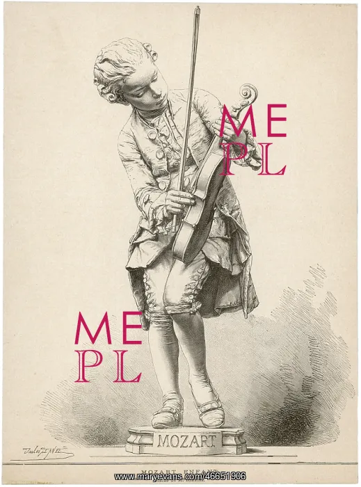 : Wolfgang Amadeus Mozart, statue as a boy : Wolfgang Amadeus Mozart, statue as a boy