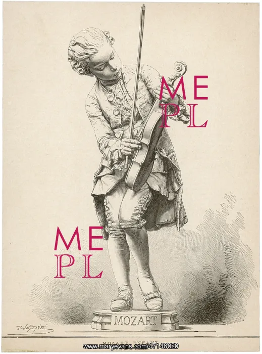 : Wolfgang Amadeus Mozart, statue as a boy : Wolfgang Amadeus Mozart, statue as a boy