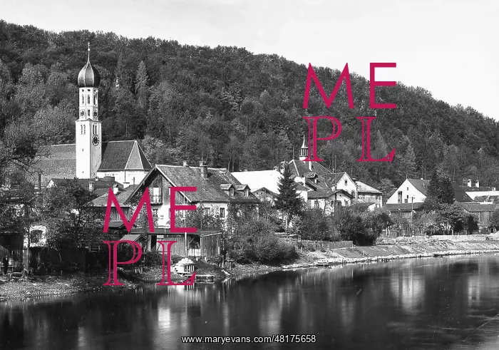 : Wolfratshausen, around 1930 : Wolfratshausen, around 1930