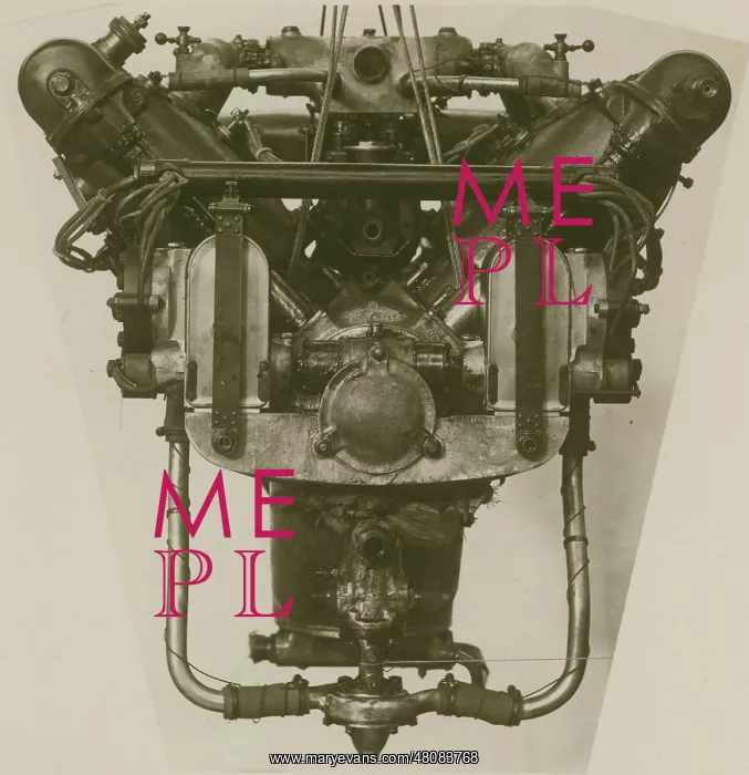 : A Wolseley V-8 inline engine : A Wolseley V-8 inline engine