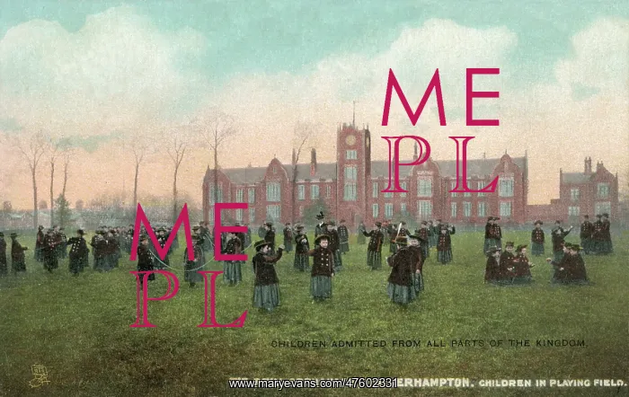 : Wolverhampton Royal Orphanage - Girls at Play : Wolverhampton Royal Orphanage - Girls at Play