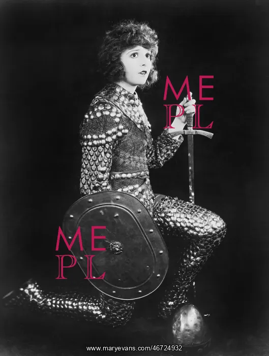 : Woman in armor kneeling : Woman in armor kneeling