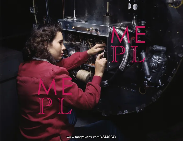 : Woman assembling switch boxes on the firewalls : Woman assembling switch boxes on the firewalls