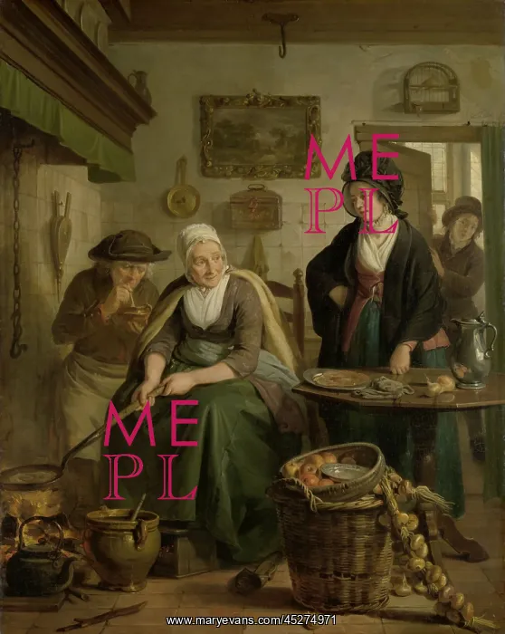 : Woman Baking Pancakes : Woman Baking Pancakes