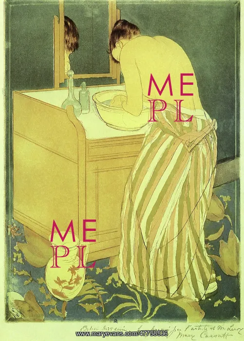  : Woman Bathing, by Cassatt