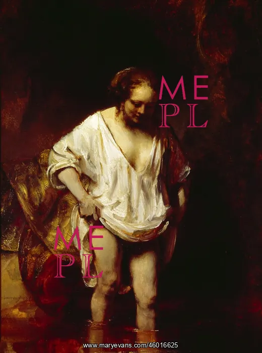 : A Woman bathing in a Stream, by Rembrandt : A Woman bathing in a Stream, by Rembrandt