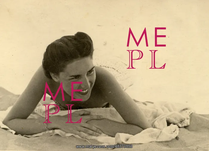  : Woman on a beach