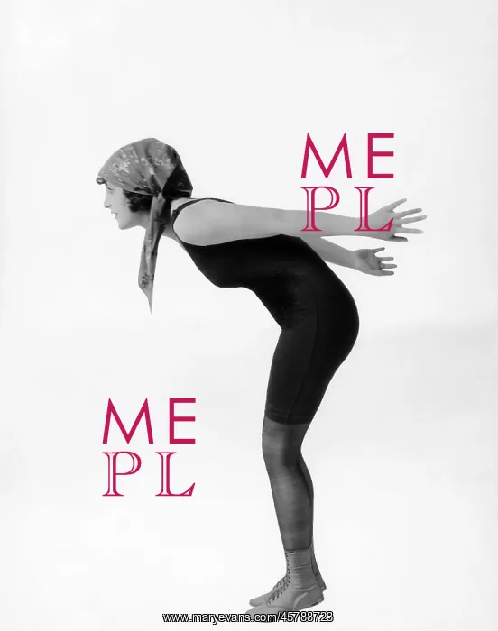 : Woman bending forward in yoga pose : Woman bending forward in yoga pose
