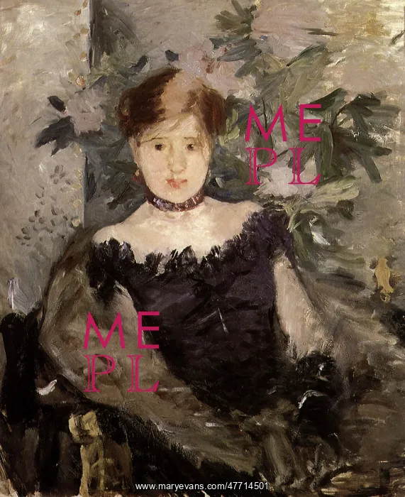  : Woman in Black, by Berthe Morisot