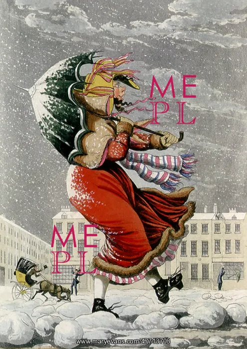  : Woman in Blizzard