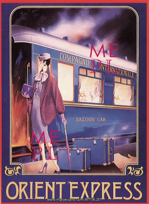  : Woman Boarding the Orient Express
