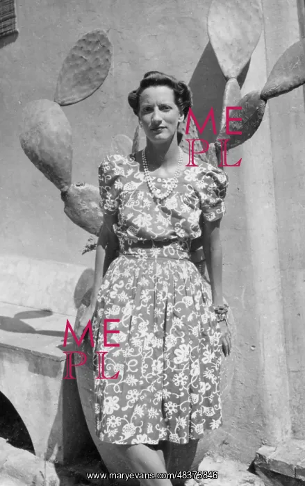  : Woman with a cactus