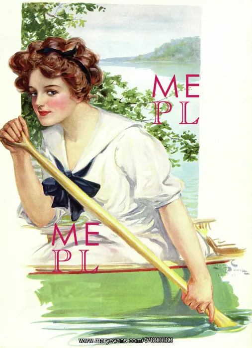  : Woman Canoeing