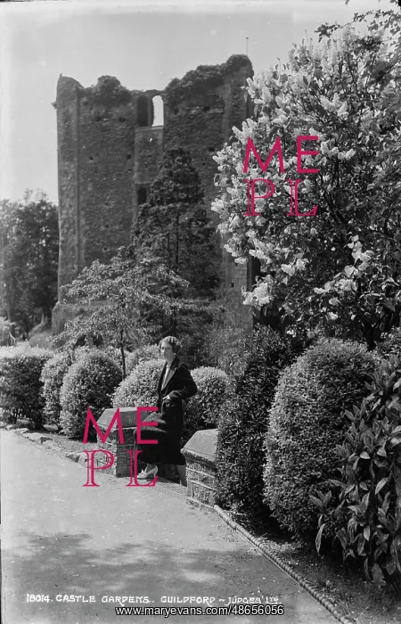 : Woman at Castle Gardens : Woman at Castle Gardens