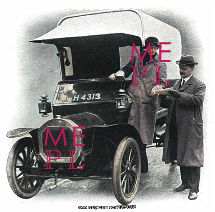  : A woman chauffeur, WW1