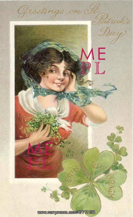  : Woman and Clover