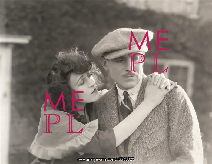 : Woman comforting sad man : Woman comforting sad man