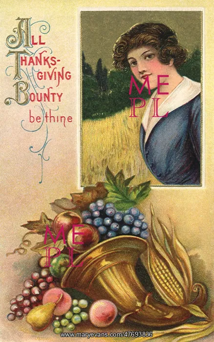  : Woman and a Cornucopia