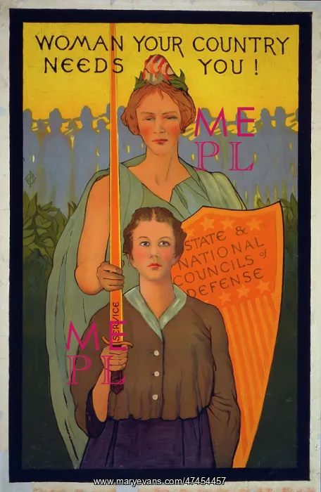  : Woman your country needs you!