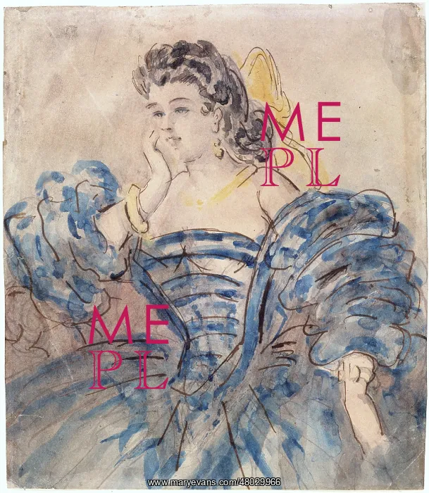 : Woman in a crinoline : Woman in a crinoline