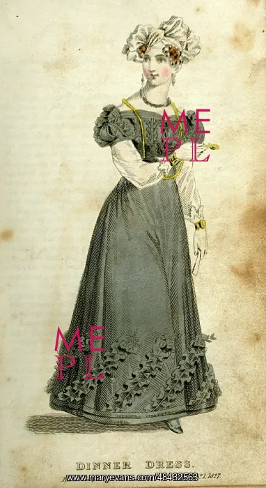  : Woman in a dinner dress