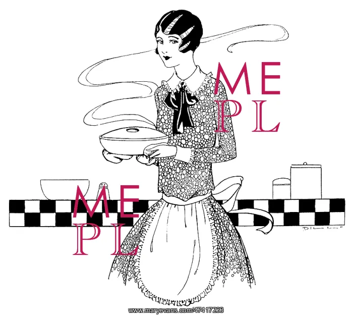 : Woman with a dishe : Woman with a dishe