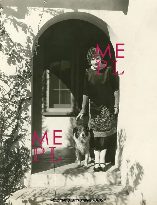  : A woman and her dog -