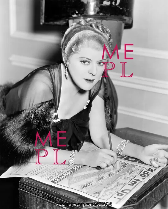 : Woman doing puzzle in newspaper : Woman doing puzzle in newspaper