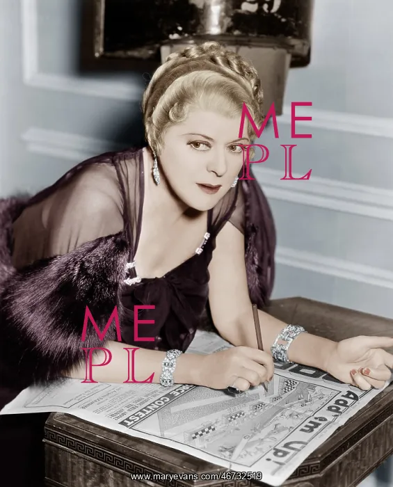 : Woman doing puzzle in newspaper : Woman doing puzzle in newspaper