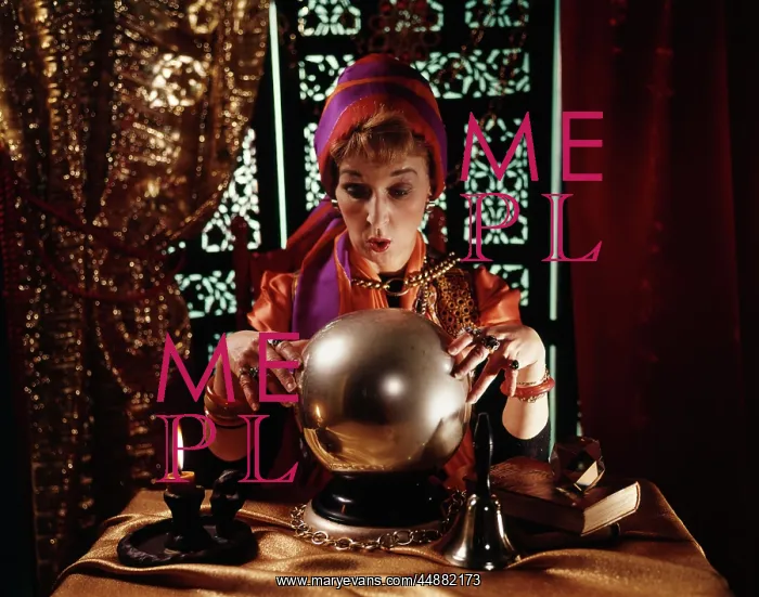: Woman Dressed As Fortune Teller : Woman Dressed As Fortune Teller