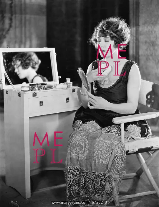  : Woman at dressing table
