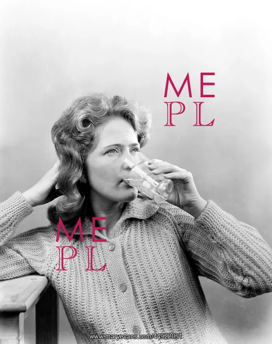  : Woman drinking water